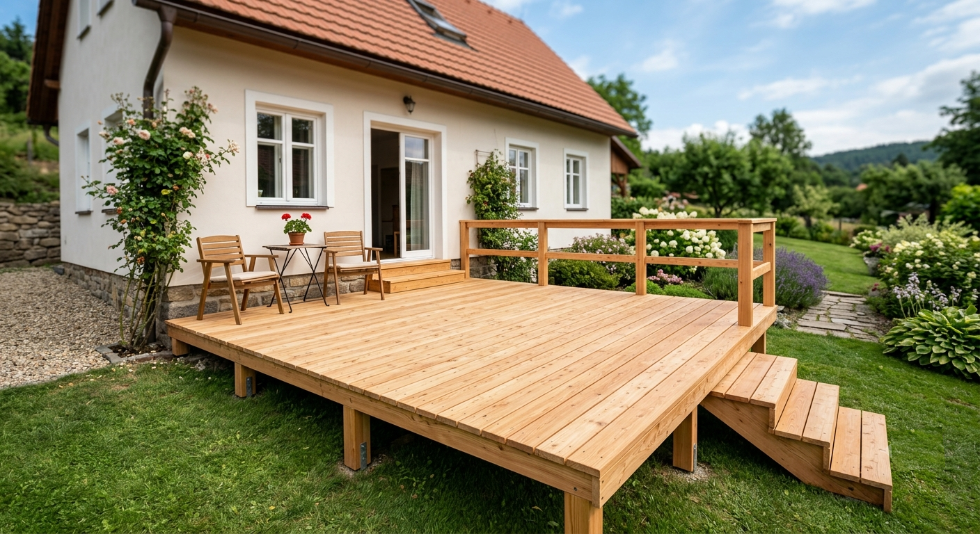 Jak probíhá stavba dřevěné terasy krok za krokem? jak probiha stavba drevene terasy